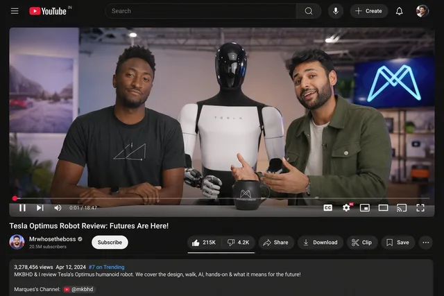 YouTube 视频界面模型 preview image 1
