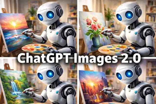 机器人画家拼贴广告 preview image 1