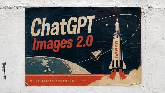 复古ChatGPT太空海报 preview image 1