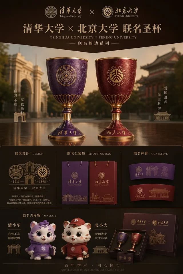 豪华大学联名礼品海报 preview image 1