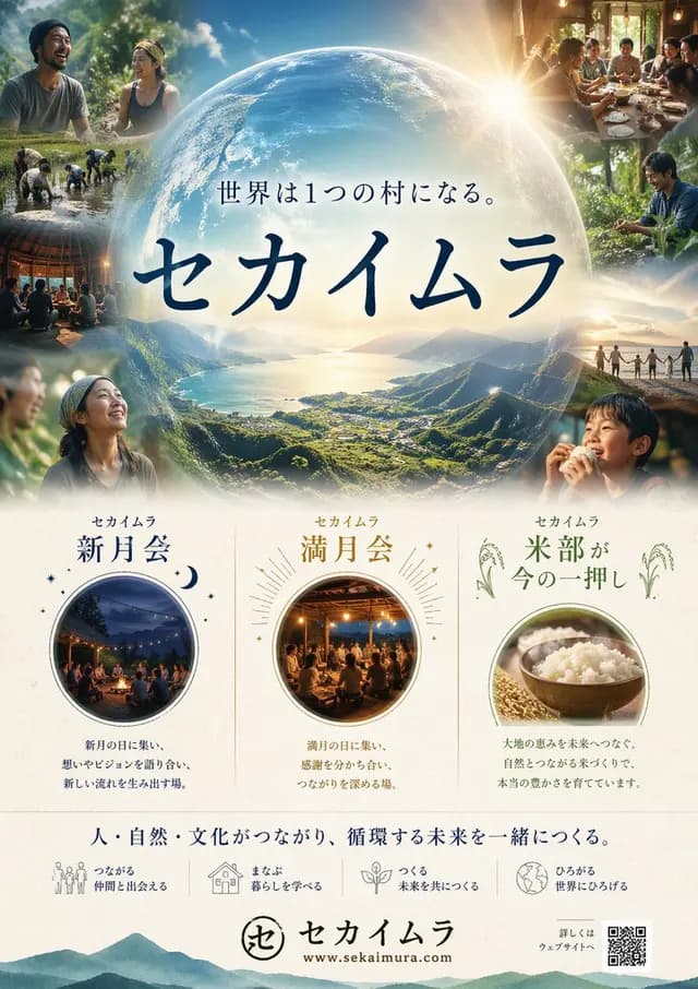 日本生态社区宣传海报 preview image 1