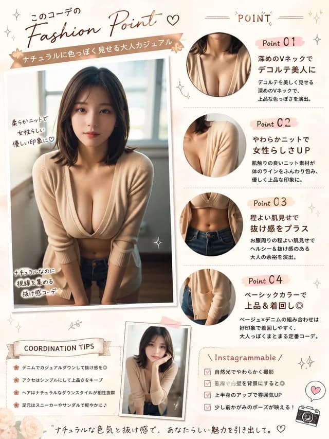 日式时尚要点海报编辑 preview image 1