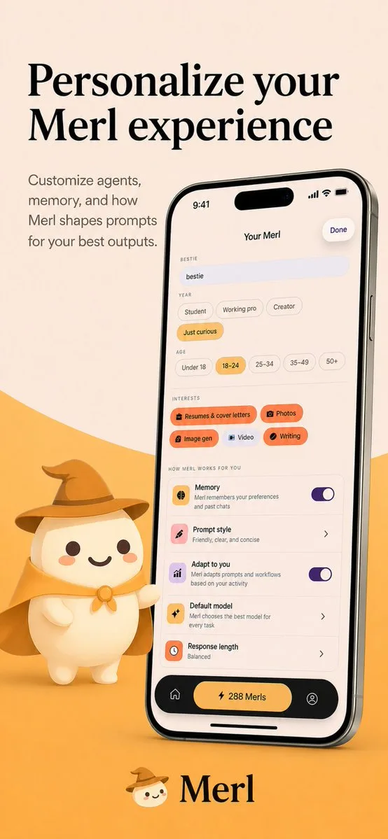 Merl iOS 个性化屏幕截图 preview image 1
