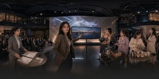 全景科技活动中庭场景 preview image 1