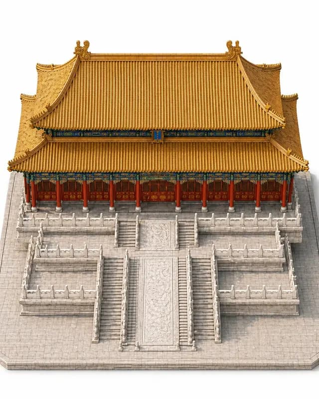 皇家中堂模型渲染 preview image 1