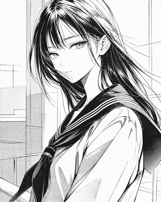 审查漫画女学生肖像 preview image 1