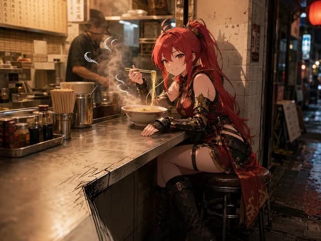 动漫武士吃拉面 preview image 1