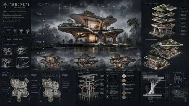 树栖建筑展示板 preview image 1