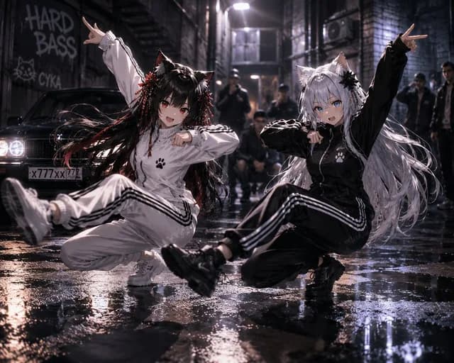 猫女孩硬低音胡同舞者 preview image 1