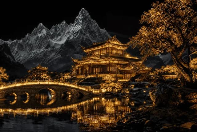 金殿湖夜景 preview image 1