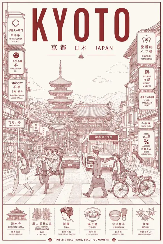 极简线条艺术旅行海报 preview image 1