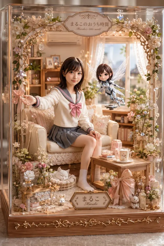 粉彩丸子娃娃屋立体模型 preview image 1