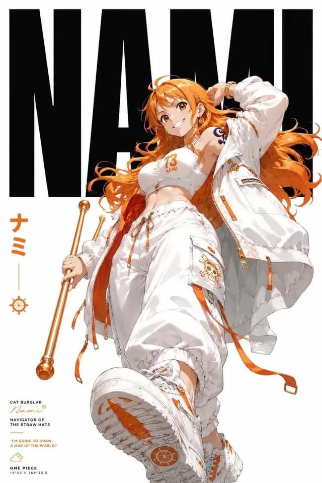 Anime Streetwear Editorial Poster preview image 1