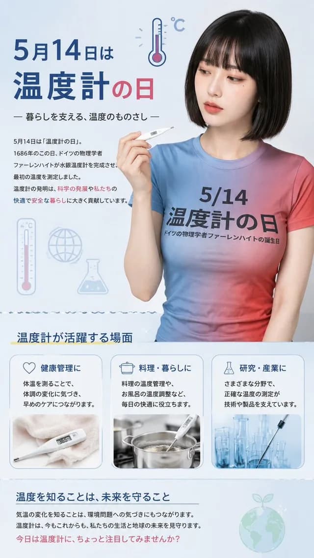 日本温度计日海报 preview image 1