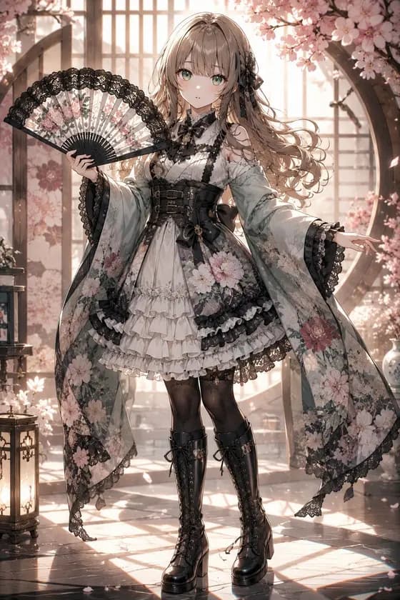 哥特式洛丽塔振袖服装 preview image 1