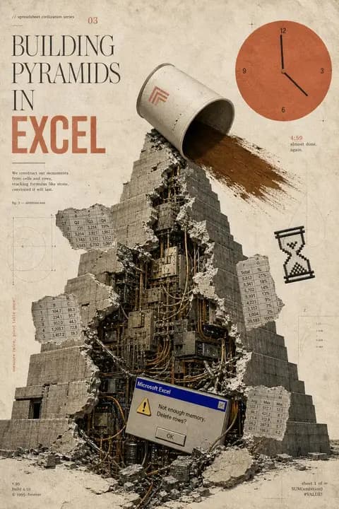 在 Excel 海报中构建金字塔 preview image 1