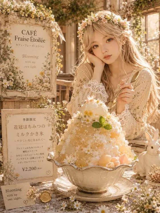 梦幻花冠刨冰咖啡厅 preview image 1