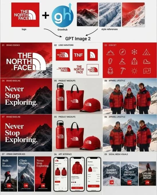 Outdoor Brand Kit Presentation Board preview image 1