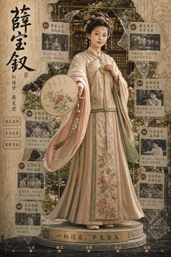 古董中国贵妇海报 preview image 1