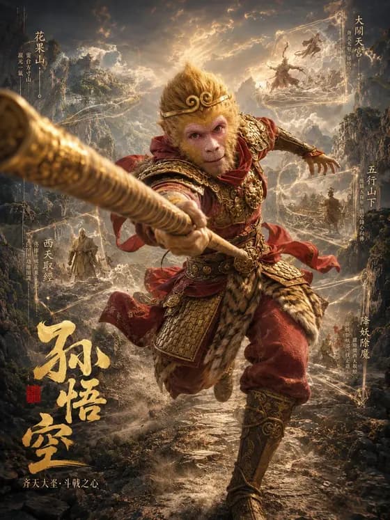 孙悟空史诗奇幻海报 preview image 1