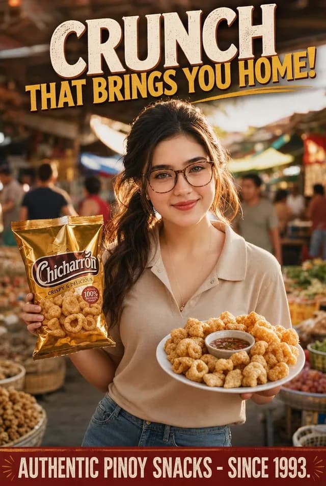 怀旧菲律宾 Chicharrón 广告 preview image 1