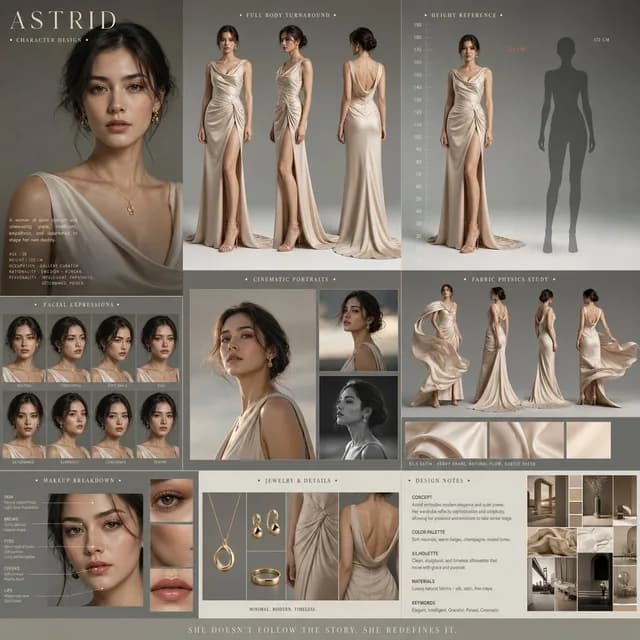 电影角色设计板 preview image 1