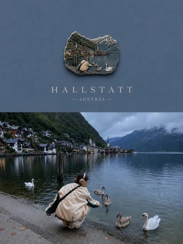 奢华旅行海报分割布局 preview image 1