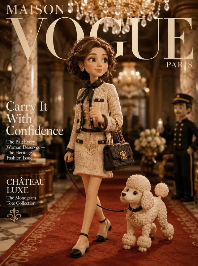 Maison Vogue 粘土动画时尚封面 preview image 1