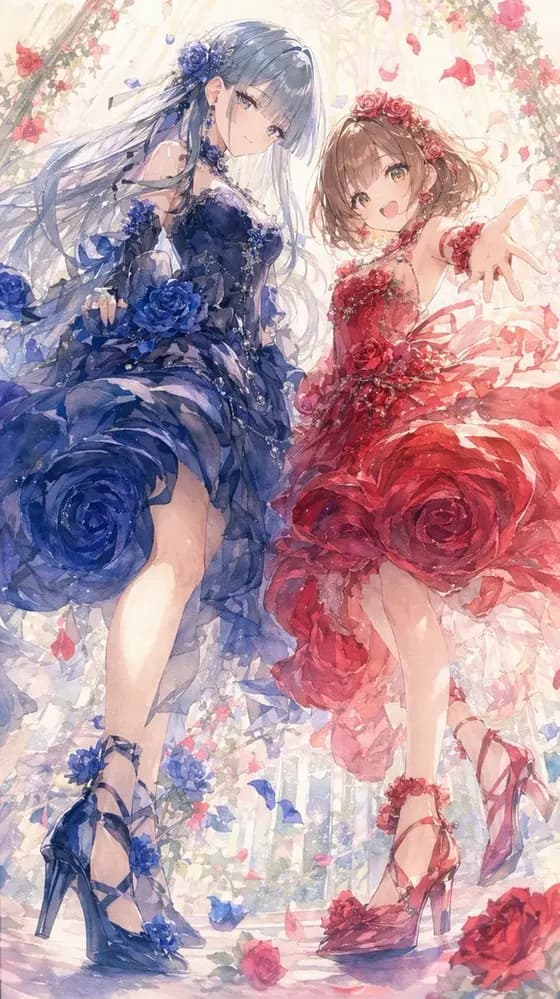 Rose Garden Anime Fashion Duo preview image 1