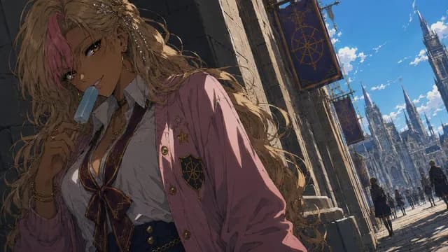 动漫学院女孩与冰棒 preview image 1