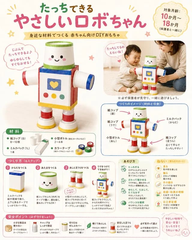 DIY婴儿机器人玩具概念表 preview image 1
