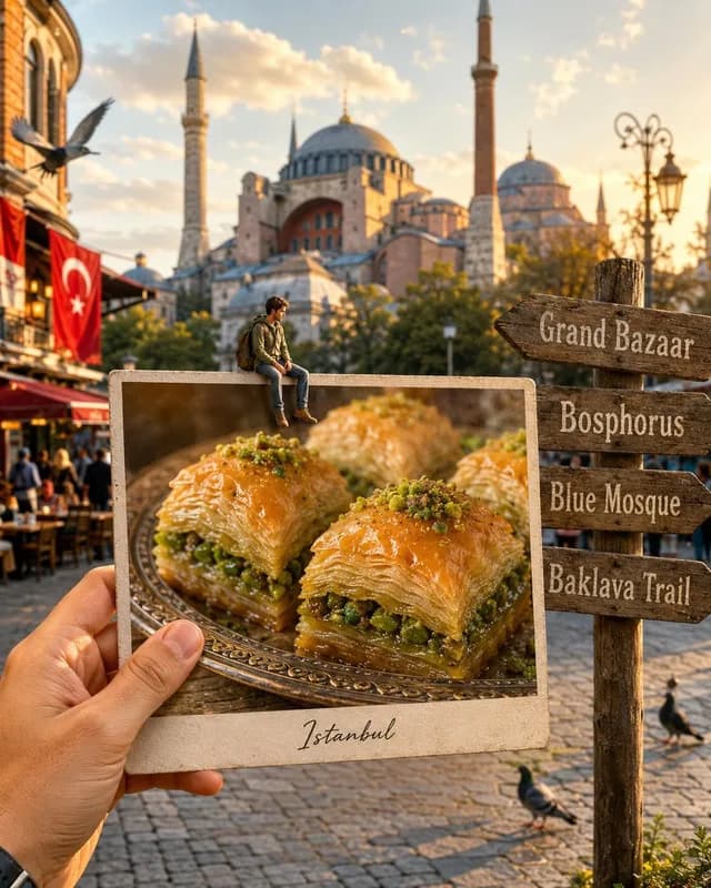 超写实旅行美食明信片 preview image 1