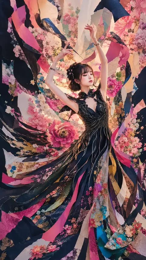 花卉丝带高定舞者 preview image 1