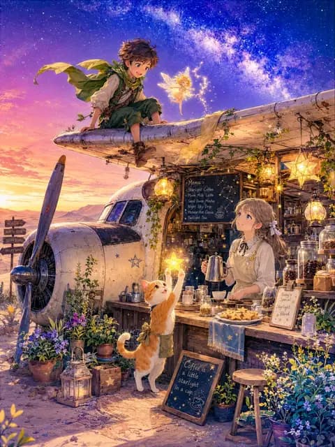 失事飞机上的明星咖啡馆 preview image 1