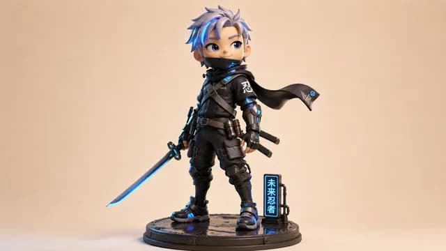 赤壁网络忍者雕像 preview image 1