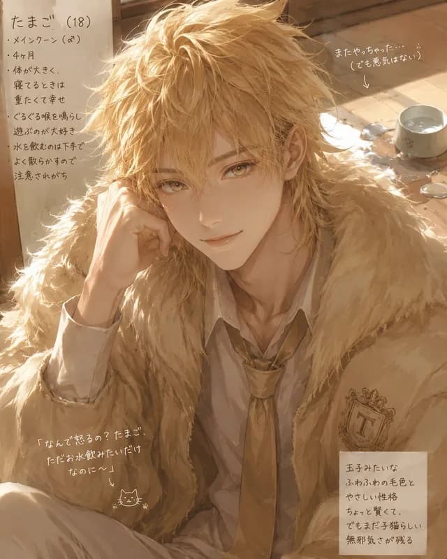猫拟人化角色设计 preview image 1