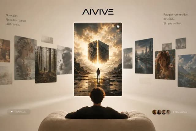 AIVIVE Immersive AI Gallery Hero preview image 1