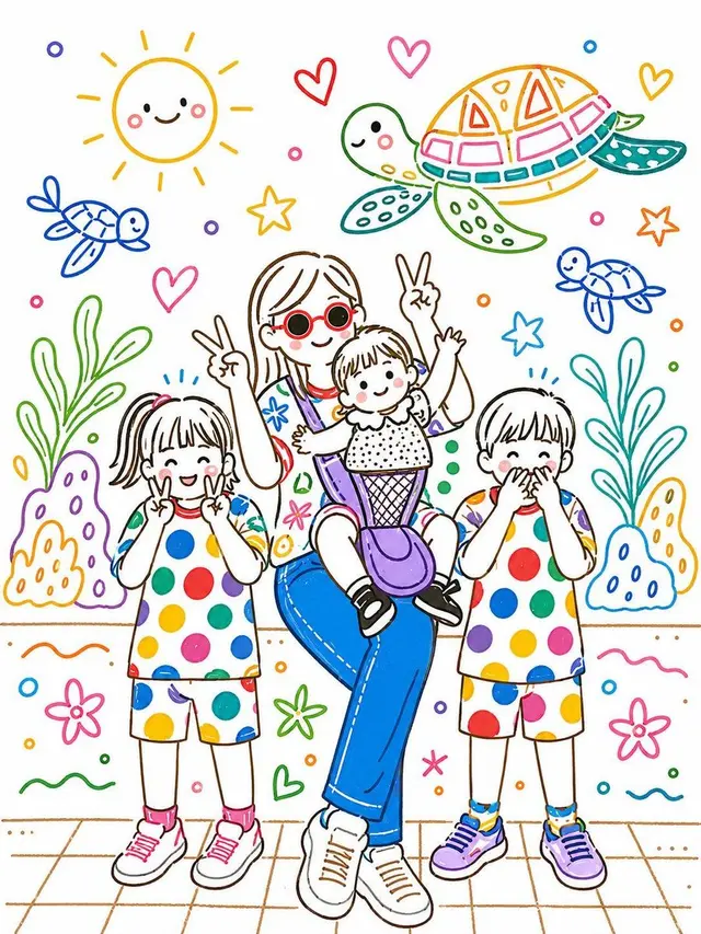 手工剪纸分层插画风格 preview image 1