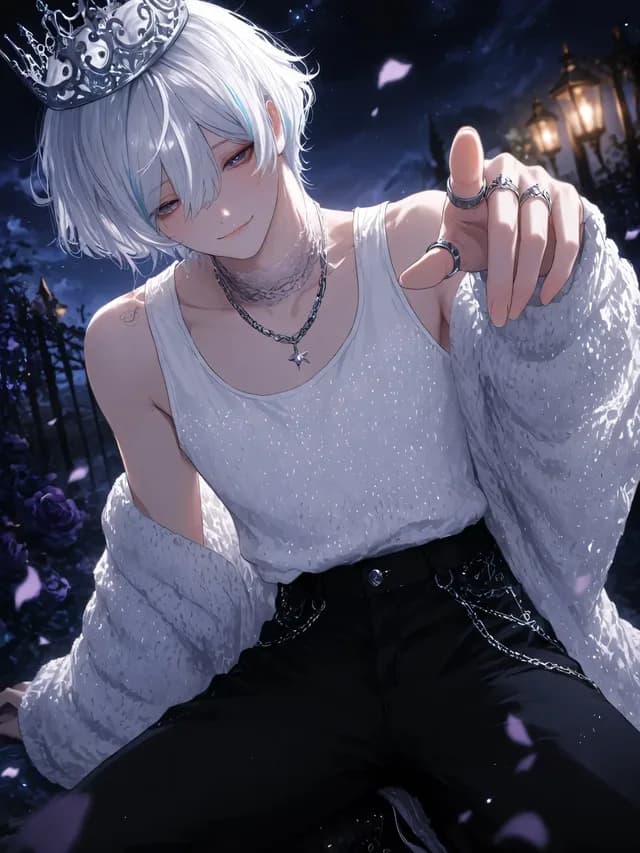月光下的蕾丝王子肖像 preview image 1