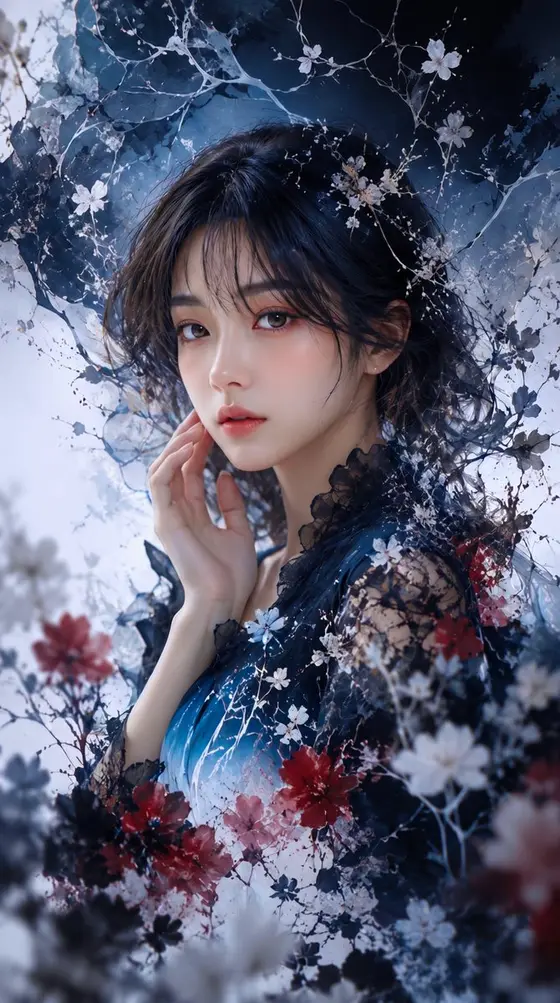 黑纸花肖像 preview image 1