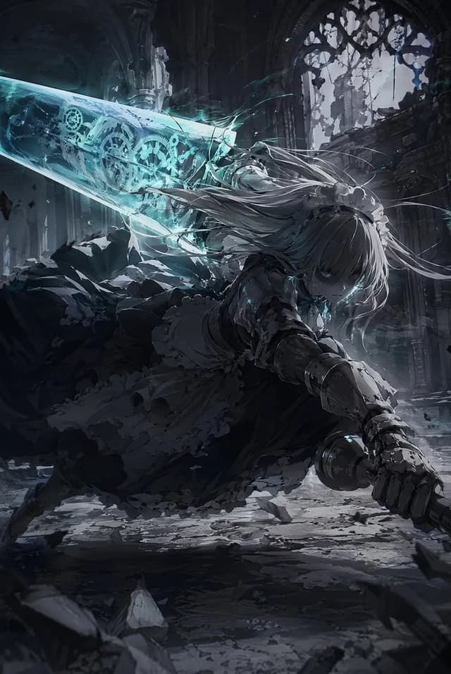 青色发条战斗女仆 preview image 1