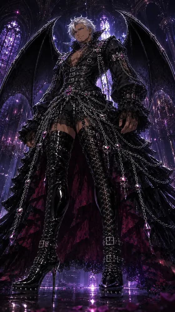哥特式恶魔领主时装 preview image 1