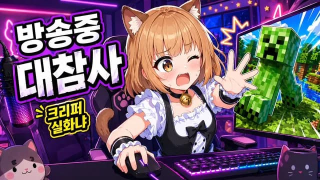Anime VTuber Gaming Thumbnail preview image 1