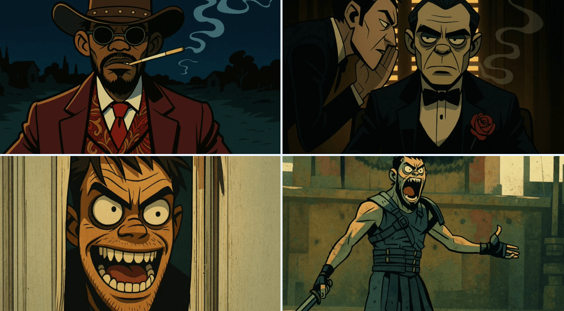 Gorillaz-style illustration