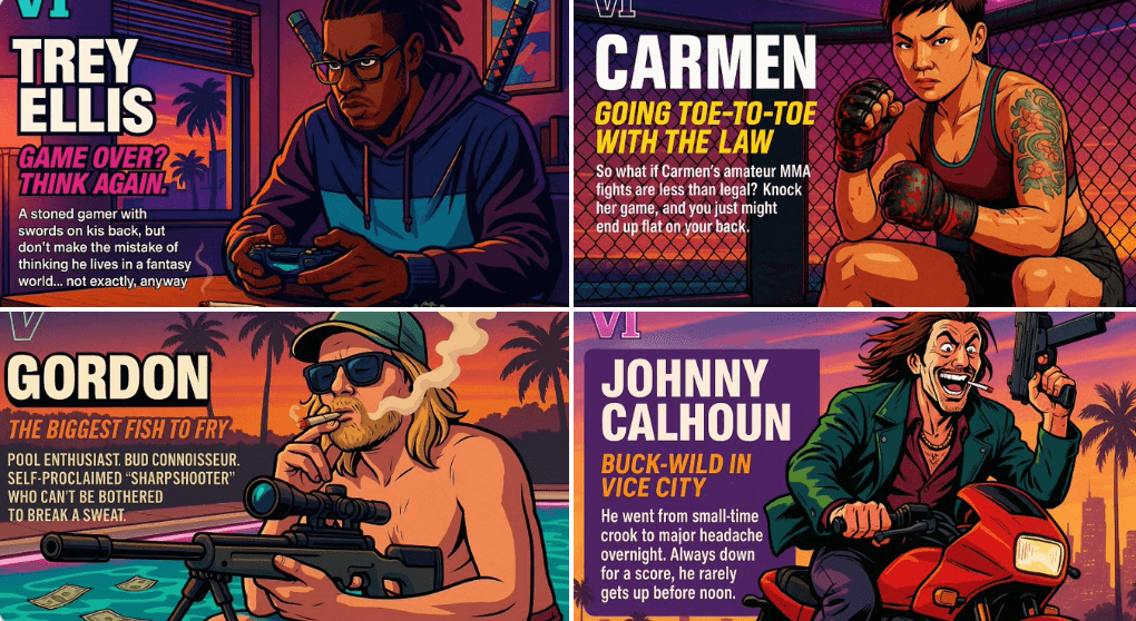 Create your own GTA character