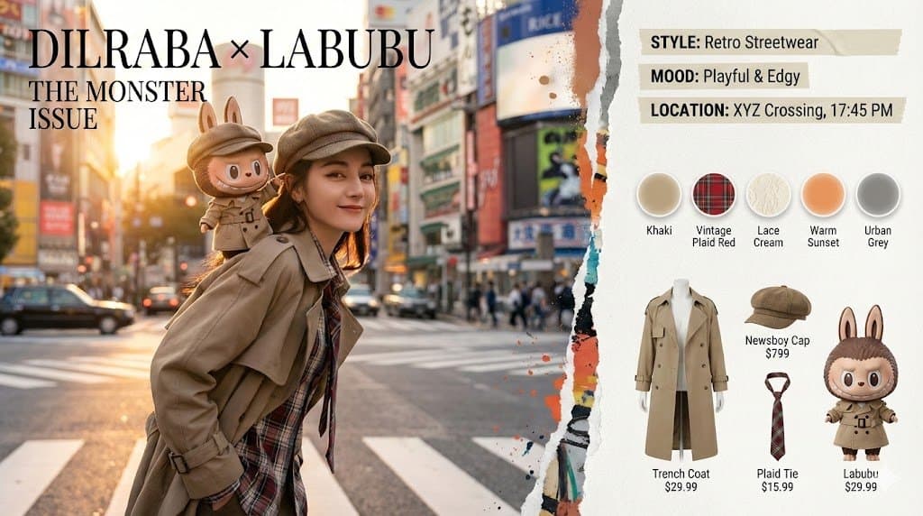 High-definition magazine spread