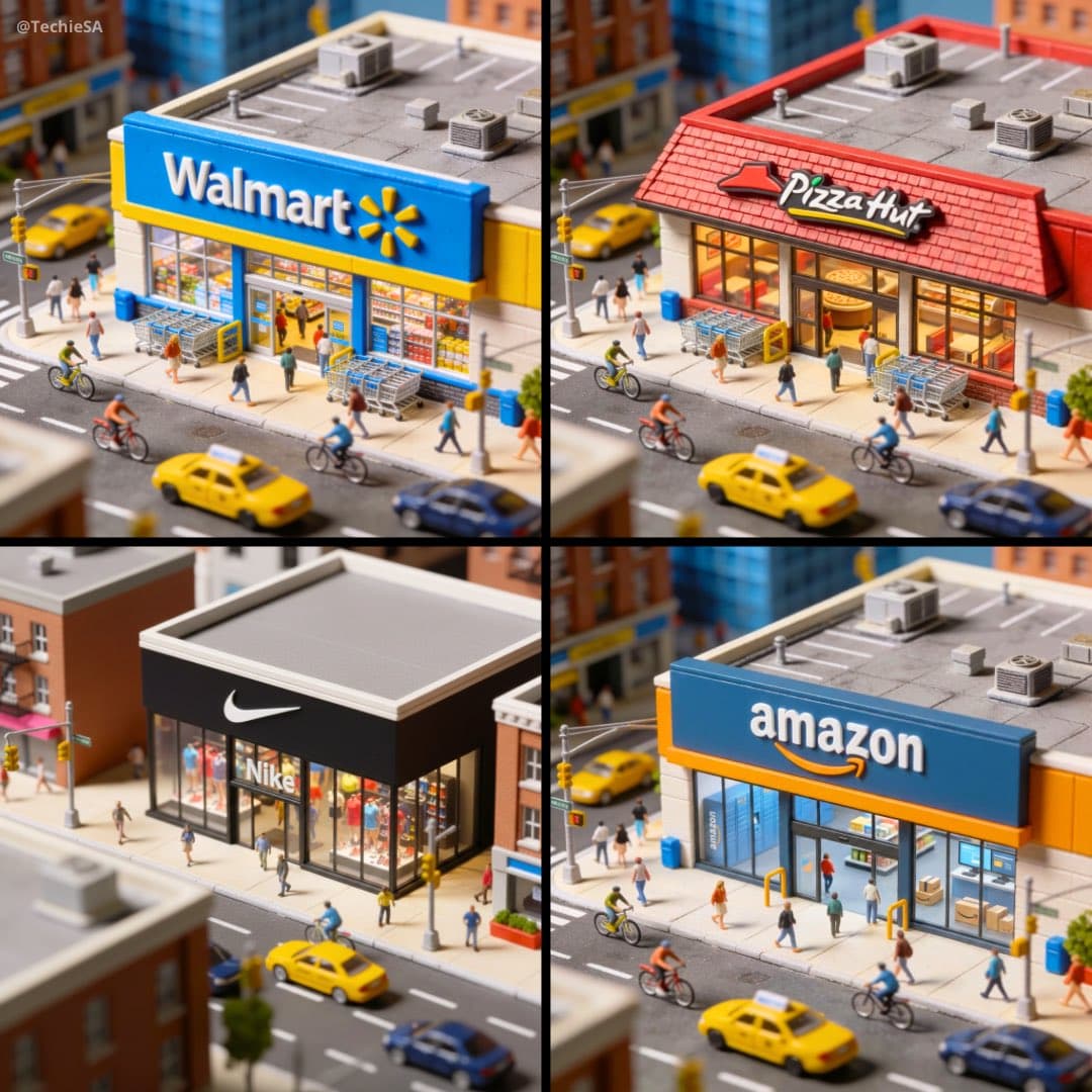 Miniature brand store
