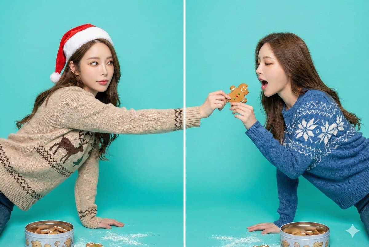 Christmas Special - Gingerbread Cross-Frame Feeding