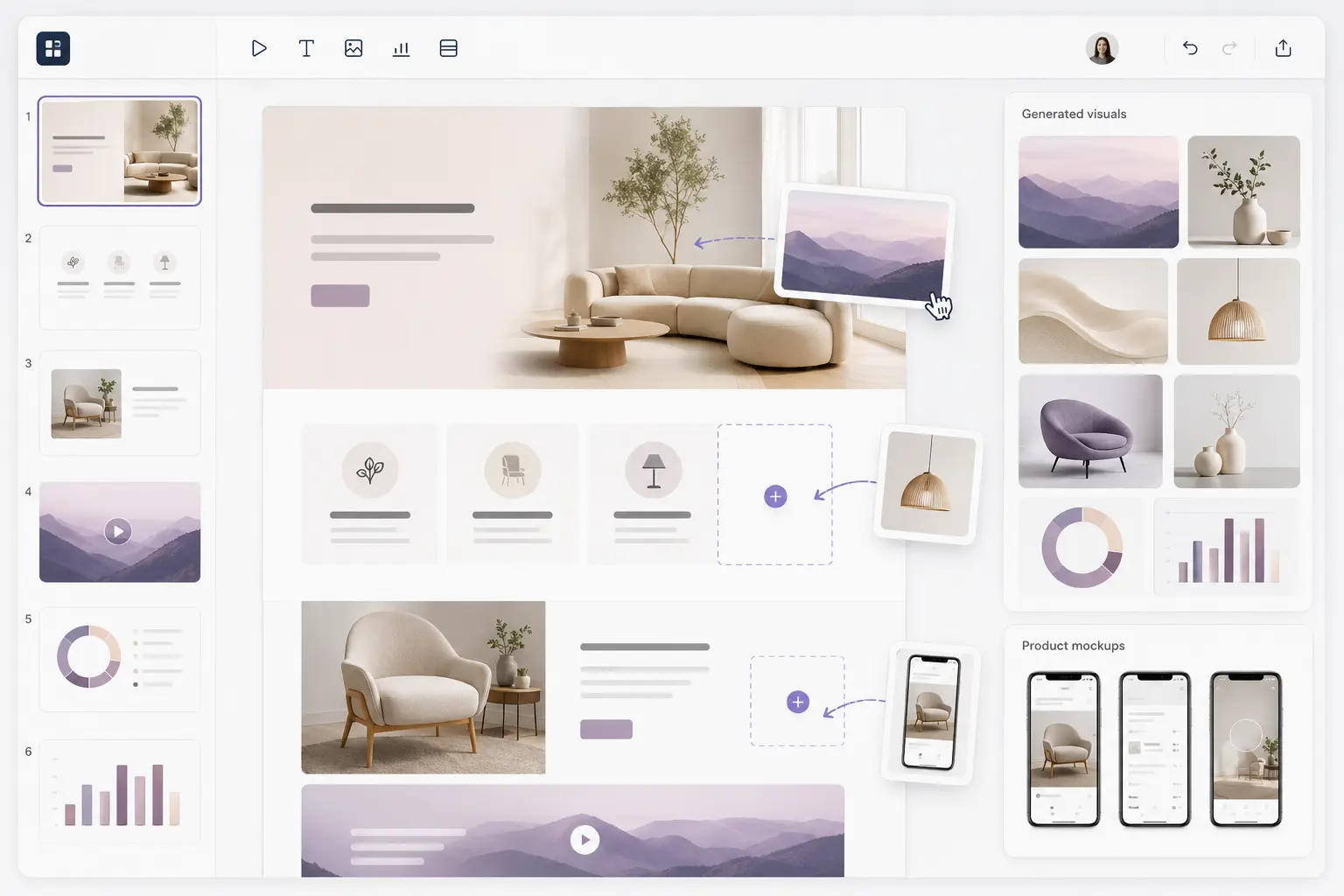 Agent-generierte Slide- und Web-Assets Beispiel mit Nano Banana 2 Lite API